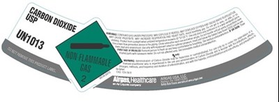 Carbon Dioxide Shoulder Label (Ag Hp Co2 Sl)